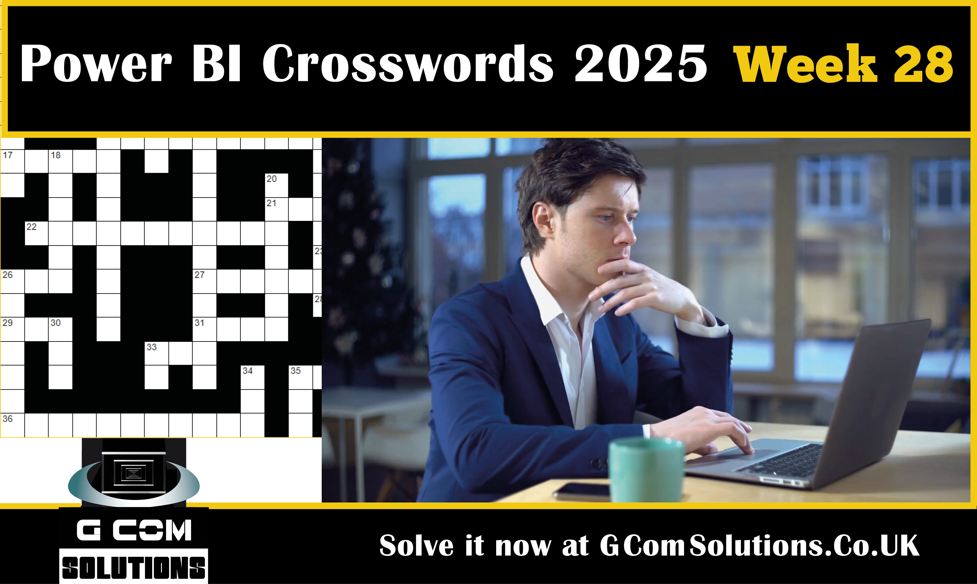 Power BI Crosswords 2025 - Week 28