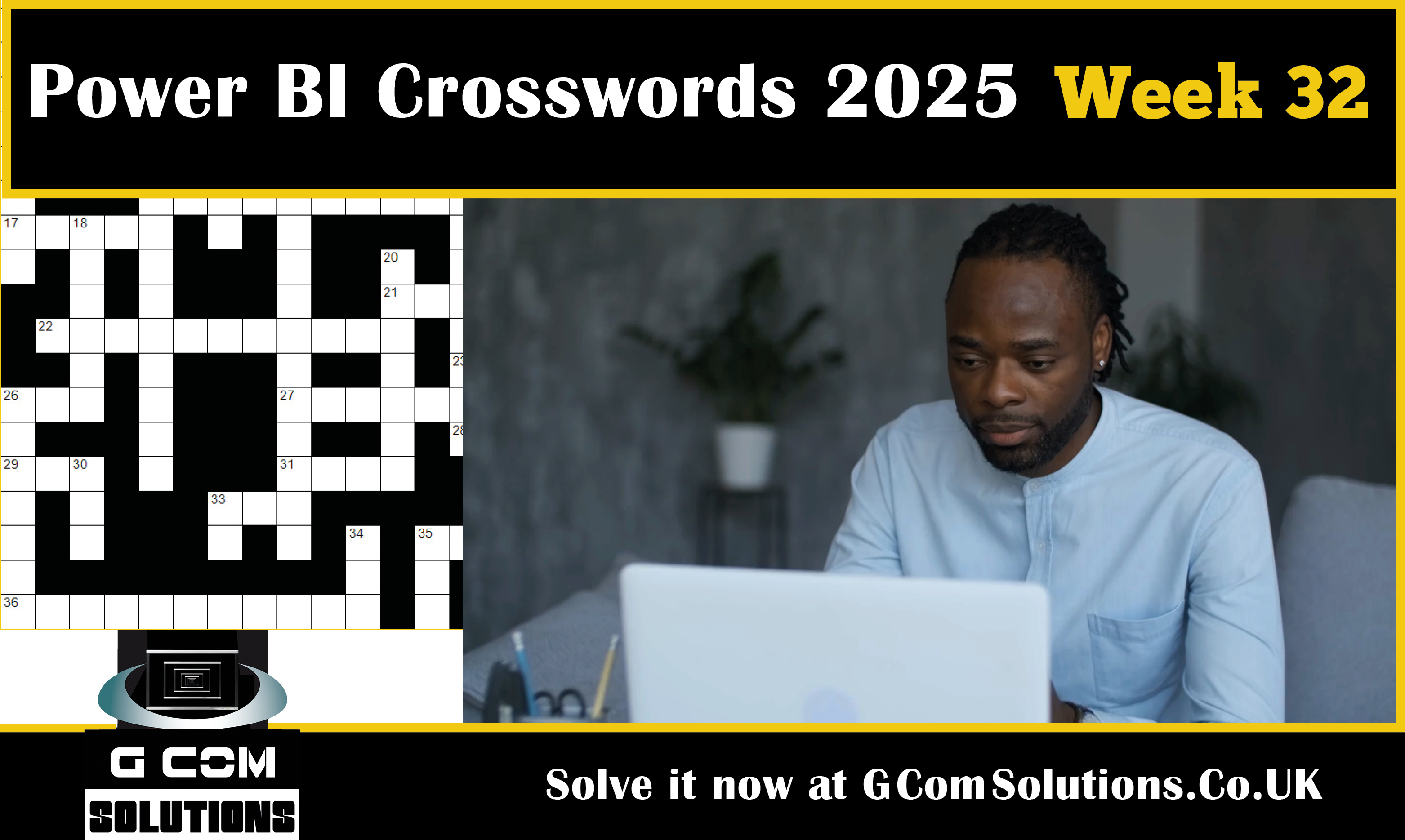 Power BI Crosswords 2025 - Week 32