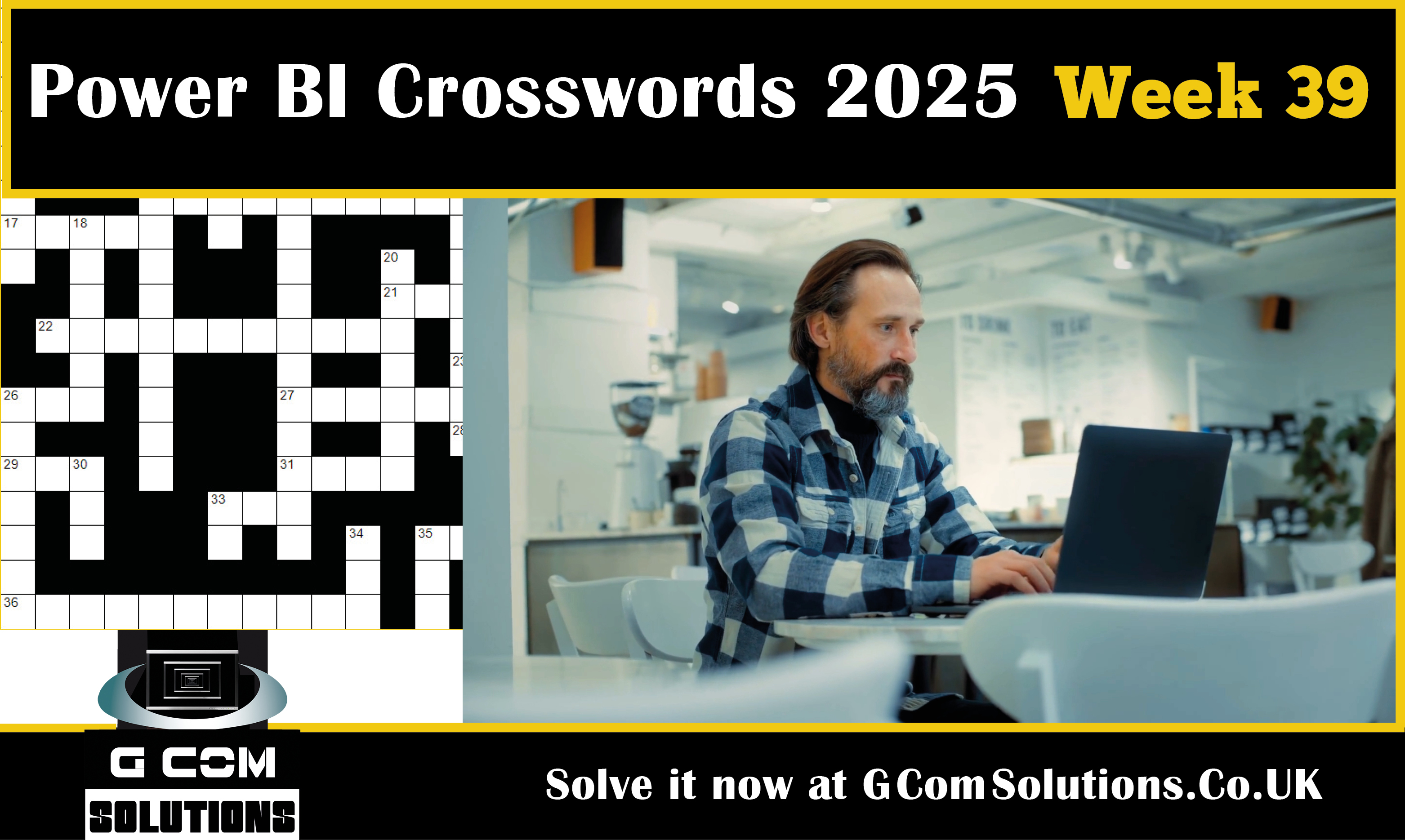 Power BI Crosswords 2025 - Week 39
