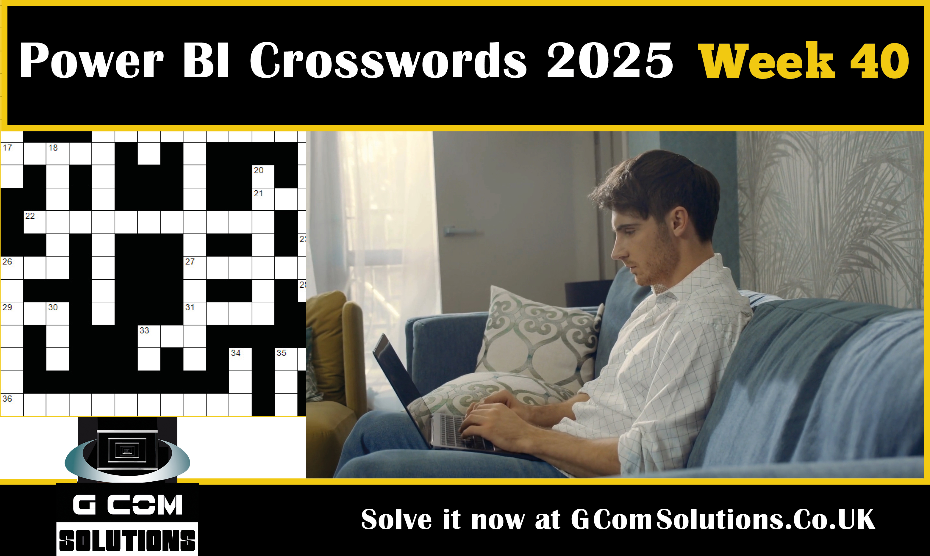 Power BI Crosswords 2025 - Week 40
