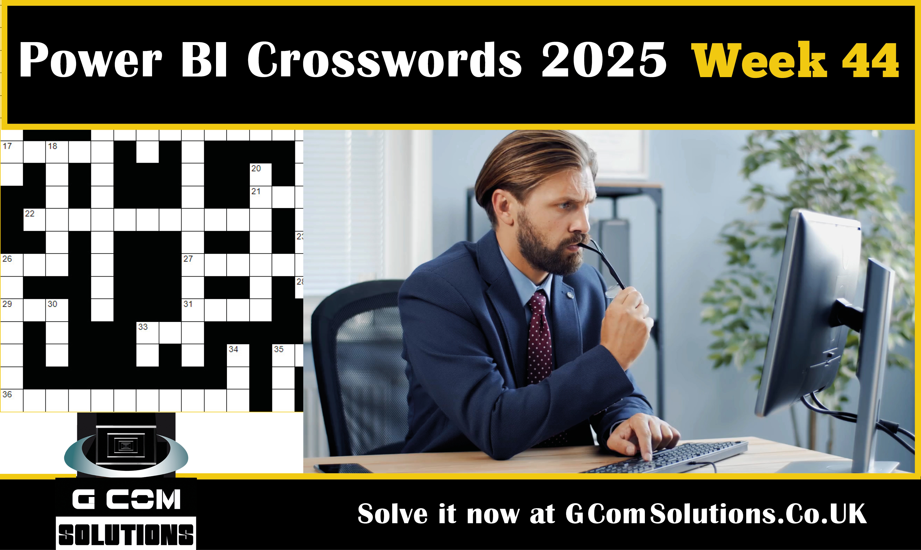 Power BI Crosswords 2025 - Week 44