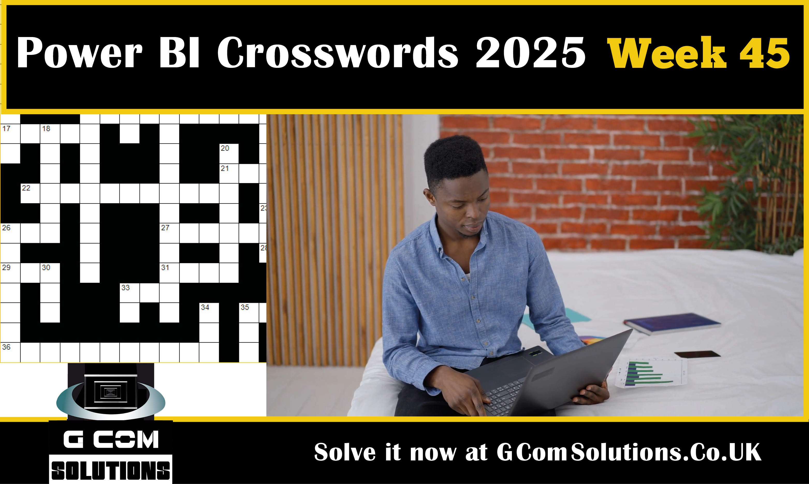 Power BI Crosswords 2025 - Week 45
