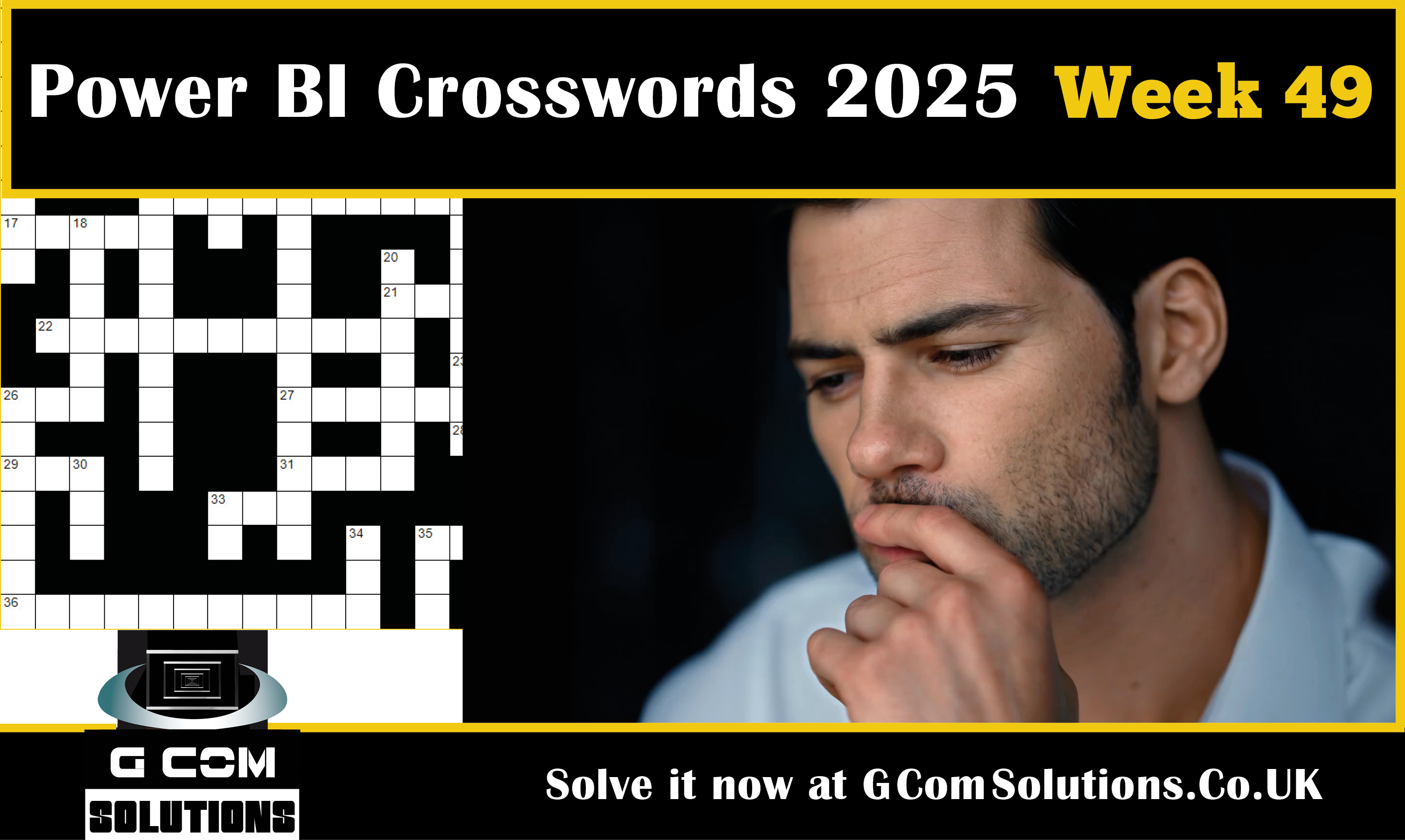 Power BI Crosswords 2025 - Week 49