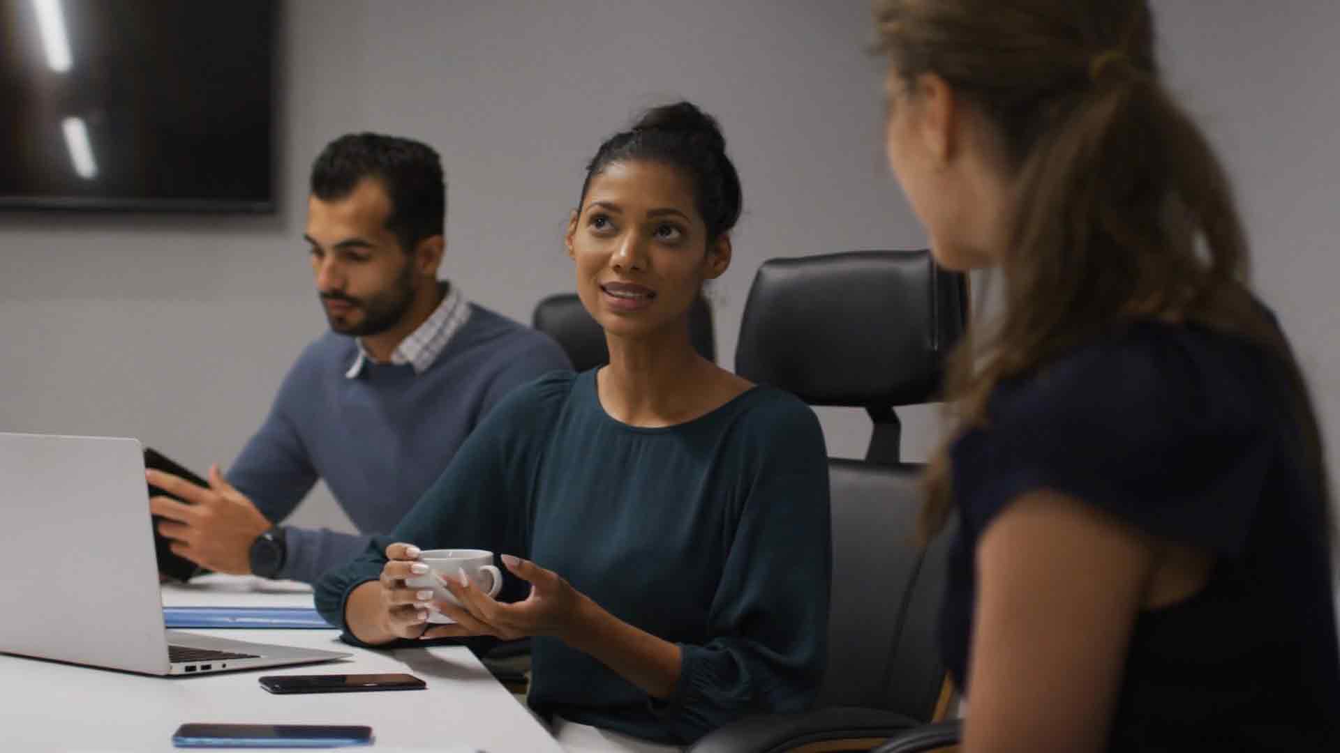 HR team in a training session on using Power BI for succession planning